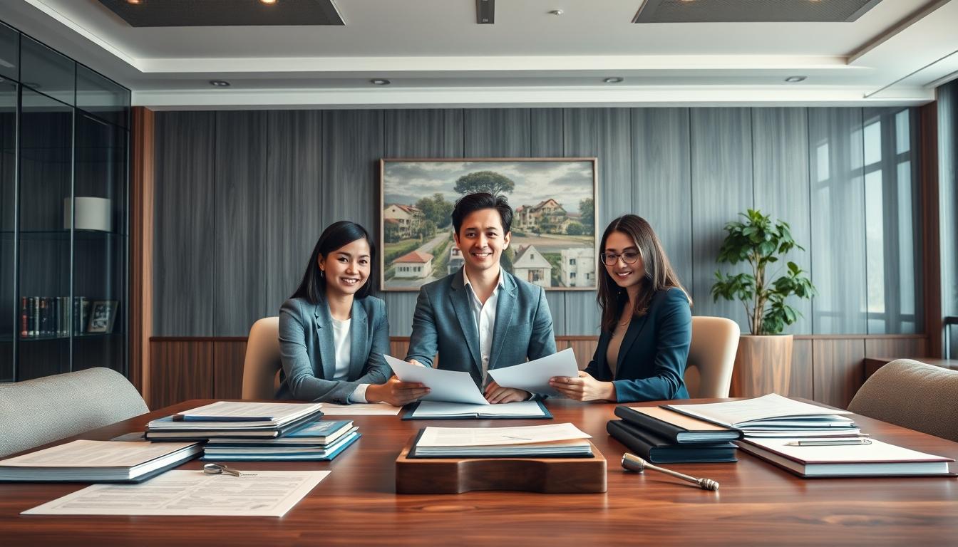 Real estate ownership transfer documents and closing confirmation